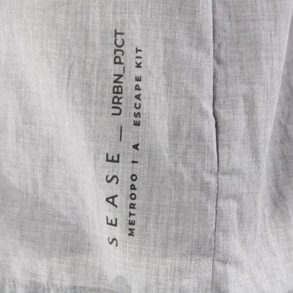 Sease NWOT 100% Cotton Overshirt Size XL New Gate In Gray Melange